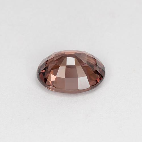 0,87 ctw natürlicher rosafarbener Malaya-Granat, Oval Schliff, VS