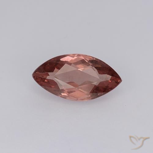 1.37ct Natürlicher Mittelrosa Malaya-Granat, Marquise, VS, Photo A
