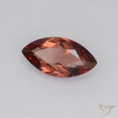 9,17 ctw natürlicher rose-rot Malaya-Granat, Marquise, VVS-VS