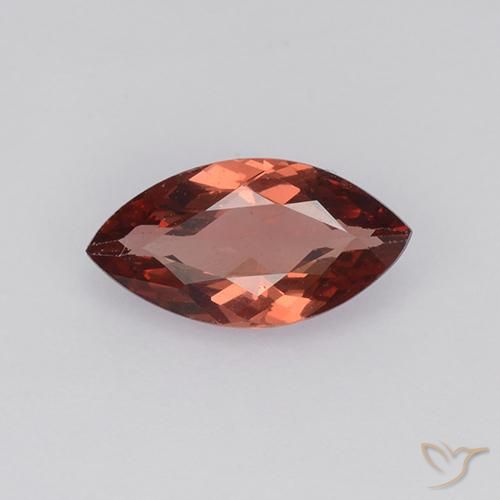0.92ct Natürlicher Warmes Rot Malaya-Granat, Marquise, VVS-VS