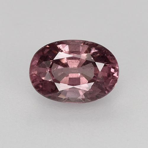 0,66 ctw natürlicher purpurfarbener Malaya-Granat, Oval Schliff, VS