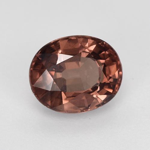 1,31 ctw natürlicher roter Malaya-Granat, Oval Schliff, VS