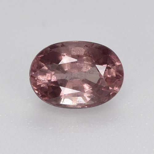 0,75 ctw natürlicher roter Malaya-Granat, Oval Schliff, VS
