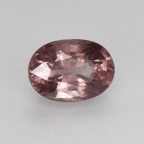 0,75 ctw natürlicher roter Malaya-Granat, Oval Schliff, VS