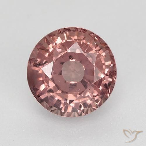 0.85ct Natürlicher hellrosa Malaya-Granat, Runden, VS