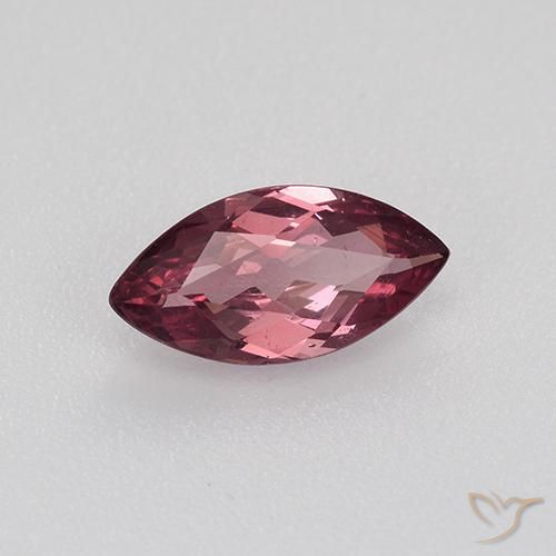 0,87 ctw natürlicher roter Malaya-Granat, Marquise, VS