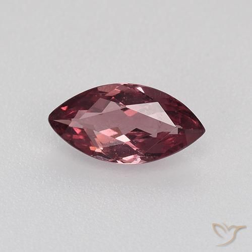 0,87 ctw natürlicher roter Malaya-Granat, Marquise, VS