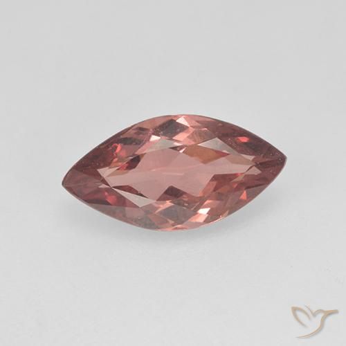 1.27ct Natürlicher hellrosa Malaya-Granat, Marquise, VS, Photo A