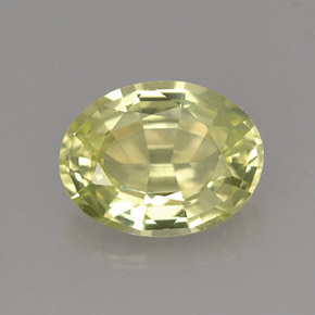 1,26 ctw natürlicher grüner Mali-Granat, Oval Schliff, VVS-VS