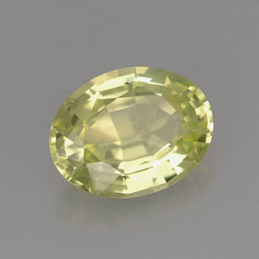 1,26 ctw natürlicher grüner Mali-Granat, Oval Schliff, VVS-VS