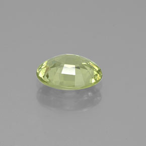 1,25 ctw natürlicher grüner Mali-Granat, Oval Schliff, VS