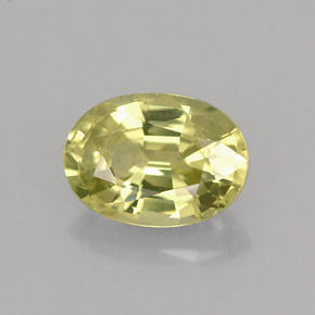 1,33 ctw natürlicher grüner Mali-Granat, Oval Schliff, VS