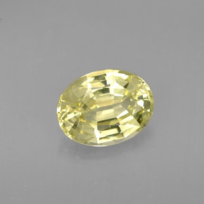 1,35 ctw natürlicher grüner Mali-Granat, Oval Schliff, VS