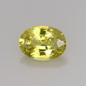 1,41 ctw natürlicher gelber Mali-Granat, Oval Schliff, VS