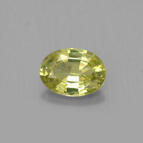 1,01 ctw natürlicher grüner Mali-Granat, Oval Schliff, VVS-VS