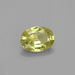 1,01 ctw natürlicher grüner Mali-Granat, Oval Schliff, VVS-VS