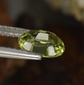 1,14 ctw natürlicher gelber Mali-Granat, Oval Schliff, VVS-VS