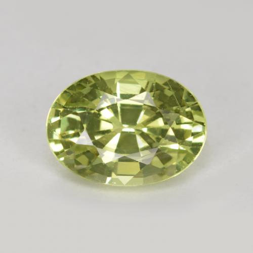 1,10 ctw natürlicher grüner Mali-Granat, Oval Schliff, VS