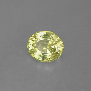 1,27 ctw natürlicher grüner Mali-Granat, Oval Schliff, VVS-VS