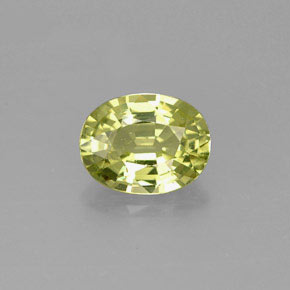 1,23 ctw natürlicher grüner Mali-Granat, Oval Schliff, VVS-VS