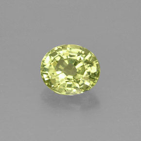 1,24 ctw natürlicher grüner Mali-Granat, Oval Schliff, VVS-VS