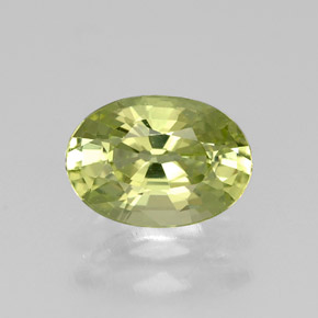 1,05 ctw natürlicher grüner Mali-Granat, Oval Schliff, VVS
