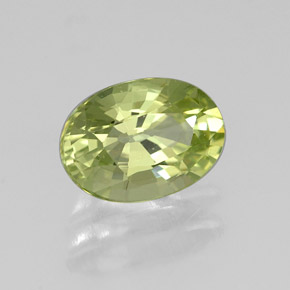 1,05 ctw natürlicher grüner Mali-Granat, Oval Schliff, VVS