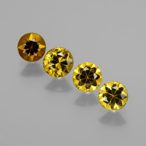  ct natürliche gold-grün Mali-Granat-Edelsteine, Rund Schliff, VVS-VS