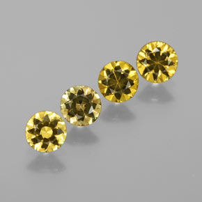  ct natürliche gold-grün Mali-Granat-Edelsteine, Rund Schliff, VVS