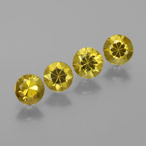  ct natürliche gold-grün Mali-Granat-Edelsteine, Rund Schliff, VVS