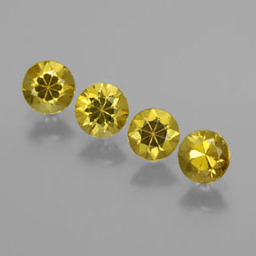  ct natürliche gold-grün Mali-Granat-Edelsteine, Rund Schliff, VVS