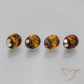 4.00 ct natürliche Warmes Braun Mali-Granat-Edelsteine, Oval, VVS-VS