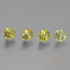 2.45 ct natürliche Mittelgelb Mali-Granat-Edelsteine, Oval, VVS-VS