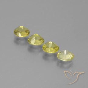 2.45 ct natürliche Mittelgelb Mali-Granat-Edelsteine, Oval, VVS-VS