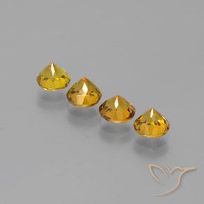 2.58 ct natürliche Mittelorange Mali-Granat-Edelsteine, Runden, VVS
