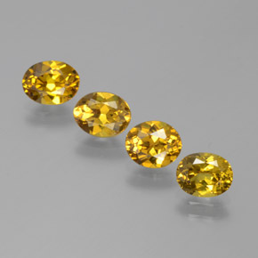 2.94 ct natürliche grünlich-gold-braun Mali-Granat-Edelsteine, Oval Schliff, VS