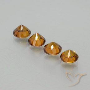 2.36 ct natürliche Mittelorange Mali-Granat-Edelsteine, Runden, VVS-VS