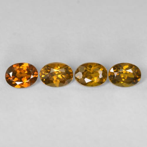 2.21ctw Natürlicher Erde Golden Mali-Granat, Oval, VVS-VS