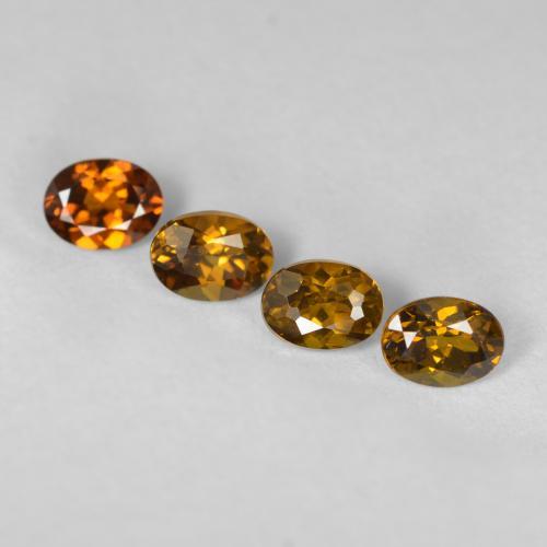 2.21 ct natürliche Erde Golden Mali-Granat-Edelsteine, Oval, VVS-VS