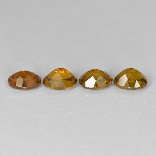 2.21 ct natürliche Erde Golden Mali-Granat-Edelsteine, Oval, VVS-VS
