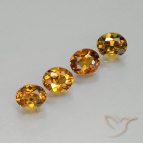 2.41 ct natürliche Karamellbraun Mali-Granat-Edelsteine, Oval, VVS-VS