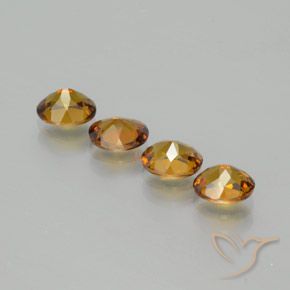 2.41 ct natürliche Karamellbraun Mali-Granat-Edelsteine, Oval, VVS-VS