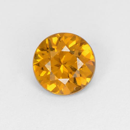 0,76 ctw natürlicher goldener Mali-Granat, Rundschliff, VS