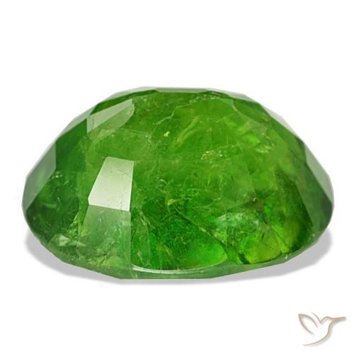 17,61 ctw natürlicher grüner Mali-Granat, Oval Schliff, SI-I1