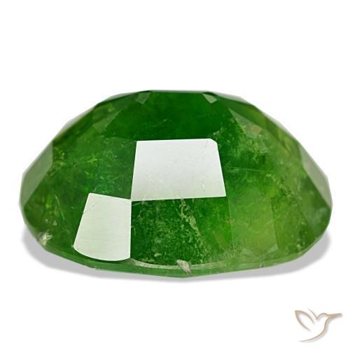 15,82 ctw natürlicher grüner Mali-Granat, Oval Schliff, SI-I1