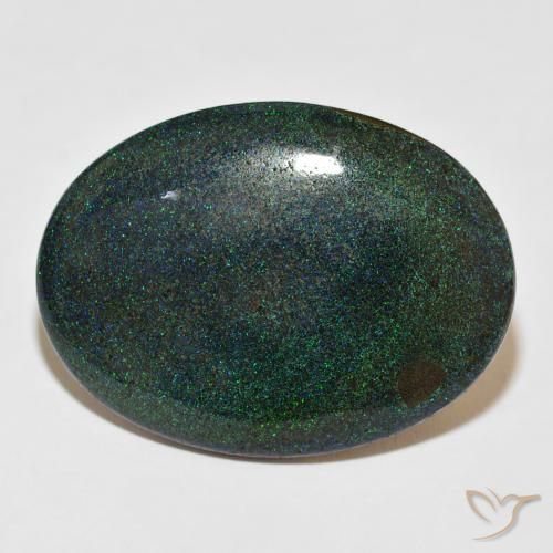 48.05ct Natürlicher Mehrfarbig Matrix Opal, Oval, Lichtundurchlässig