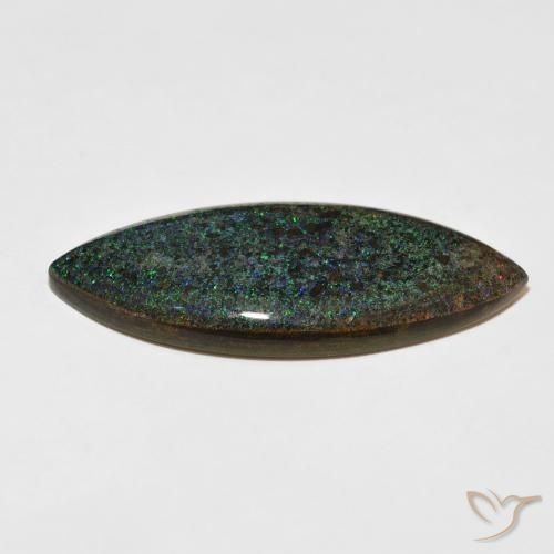 9,17 ctw natürlicher Mehrfarbig Matrix Opal, Marquise, Lichtundurchlässig