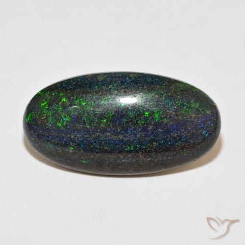 29.48ct Natürlicher Mehrfarbig Matrix Opal, Oval, Lichtundurchlässig