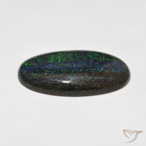 9,17 ctw natürlicher Mehrfarbig Matrix Opal, Oval, Lichtundurchlässig