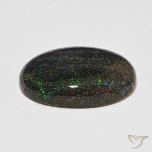9,17 ctw natürlicher Mehrfarbig Matrix Opal, Oval, Lichtundurchlässig